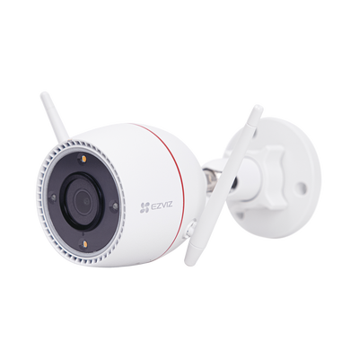 Bala IP 3 Megapíxel / Wi-Fi / Audio de Dos Vías / Visión Nocturna a Color / Sirena / Estrobo