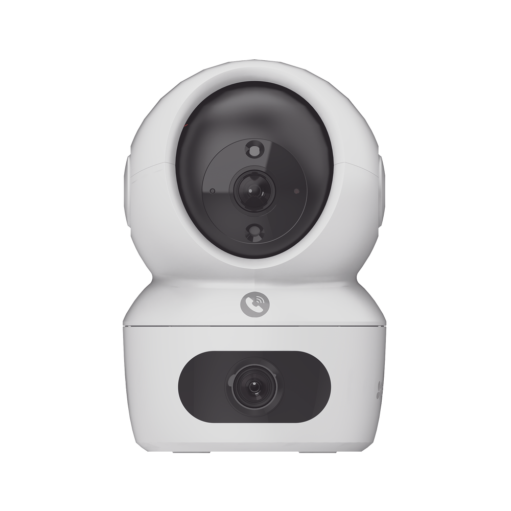 Cámra PT WiFi 2K Dual / Audio de Dos Vías / Detección Humana / Visión a Color / Micro SD hasta 512GB / Interior