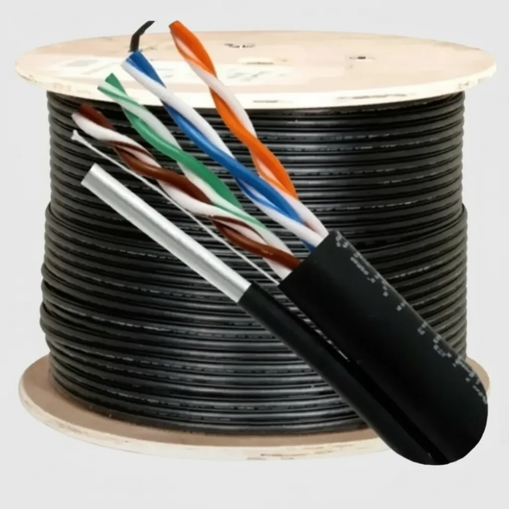 [EXT100C] Bobina de cable 100 Metros Cat6+ Exterior