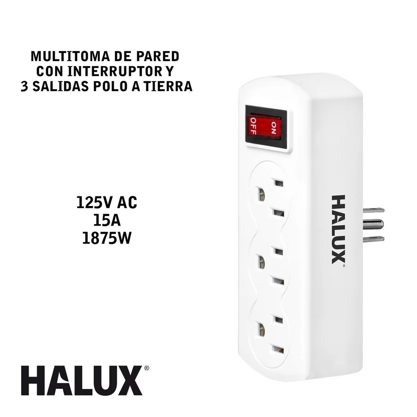 [HL-99062] Multitoma De Pared 3 Salidas